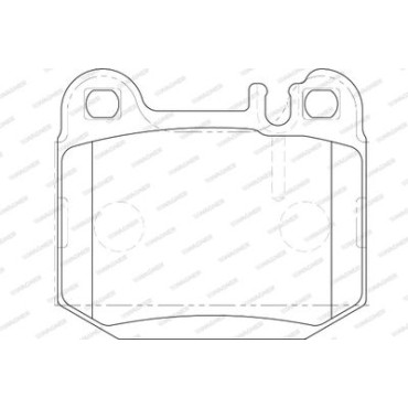 Комплект гальмівних колодок з 4 шт. дисків Wagner wbp23157a