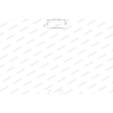 Комплект тормозных колодок из 4 шт. дисков Wagner wbp23967a