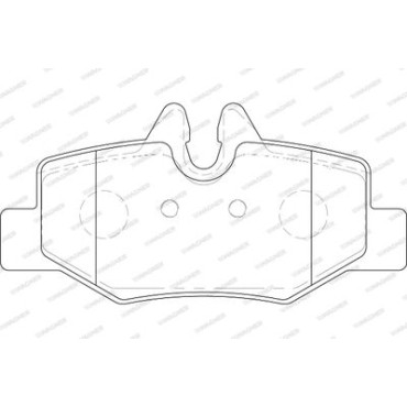Комплект тормозных колодок из 4 шт. дисков Wagner wbp24008a