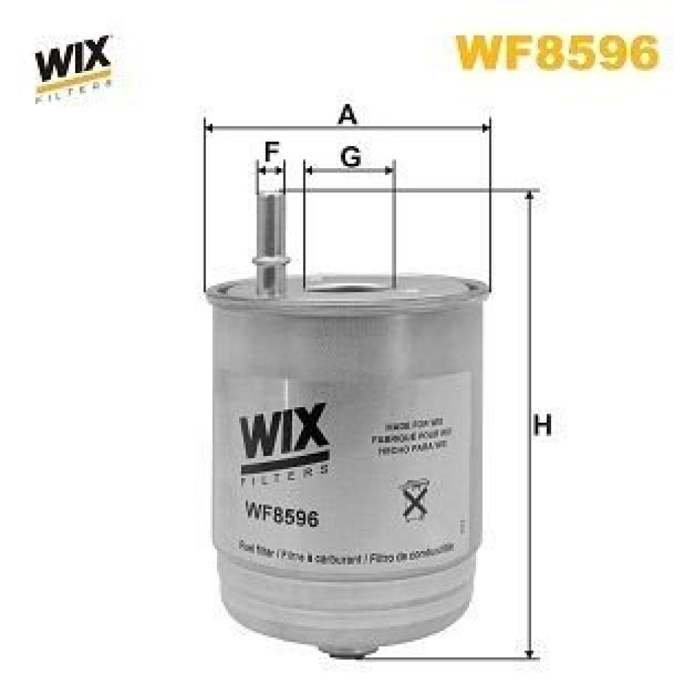 Фільтр палива WIX wf8596