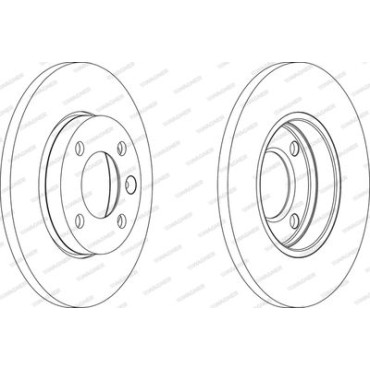 Гальмівний диск Wagner wgr01031