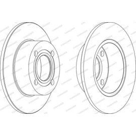 Диск тормозной Wagner wgr01281