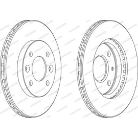 Диск тормозной Wagner wgr01581