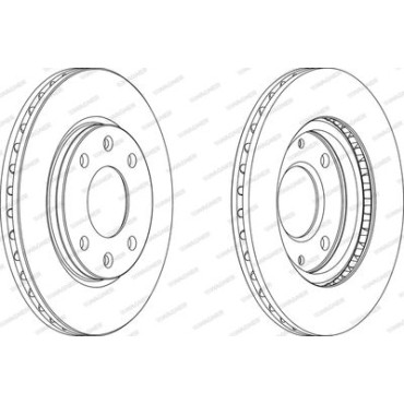 Тормозной диск Wagner wgr02141