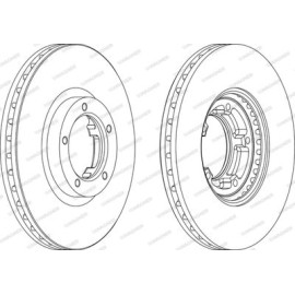 Диск гальмівний Wagner wgr08481