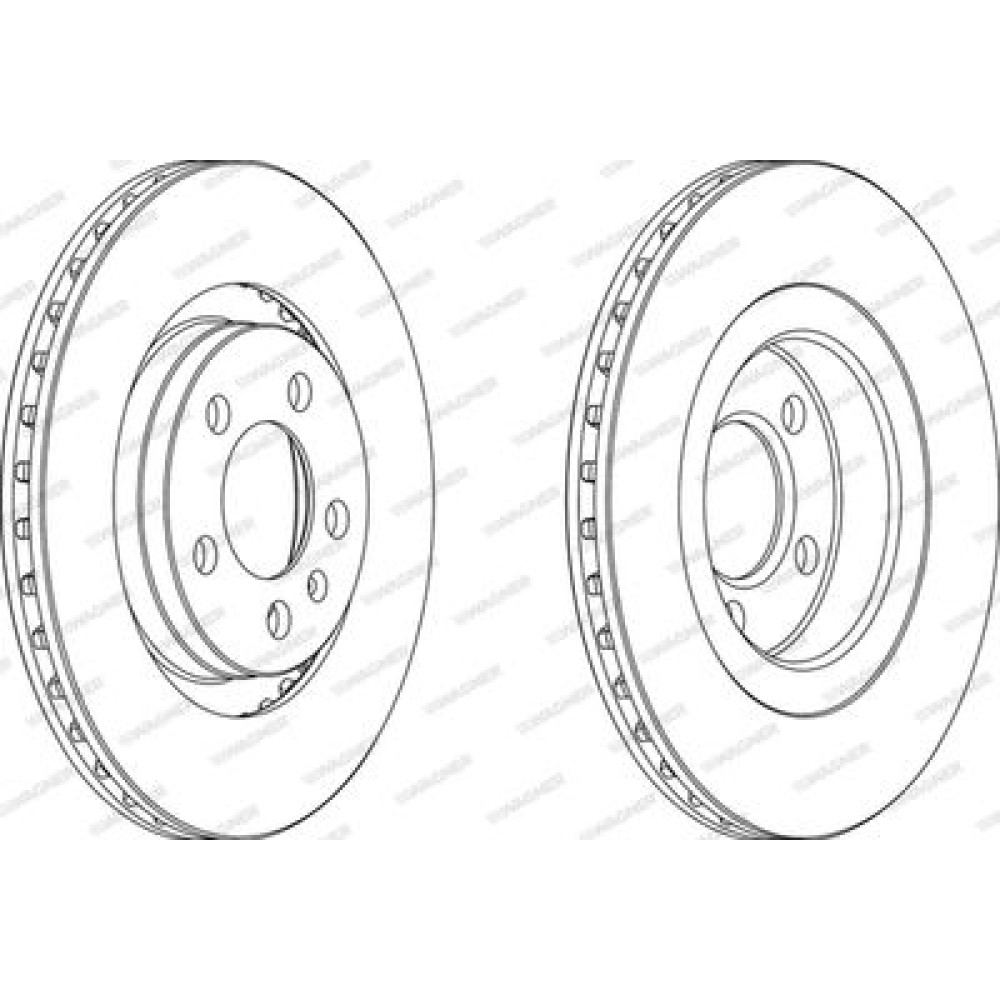 Диск тормозной Wagner wgr09281