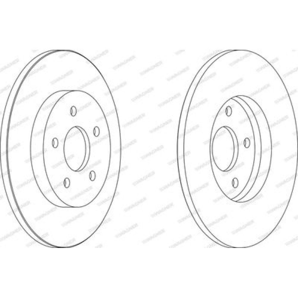 Гальмівний диск Wagner wgr11261