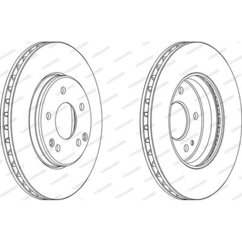 Диск тормозной Wagner wgr11351