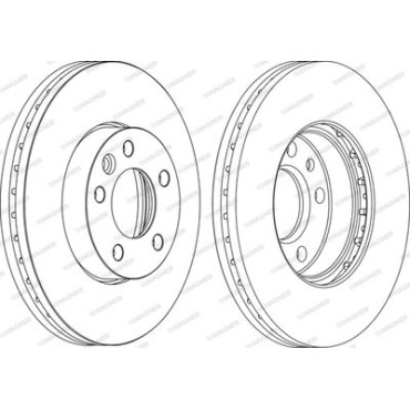 Диск тормозной Wagner wgr12531