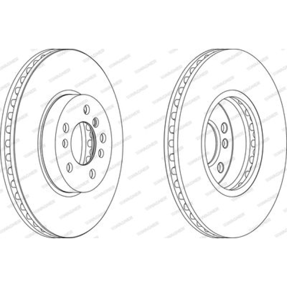 Гальмівний диск Wagner wgr12561