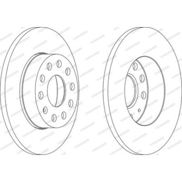 Гальмівний диск Wagner wgr12761