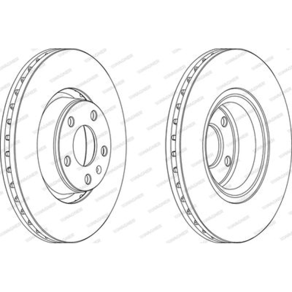 Гальмівний диск Wagner wgr12771