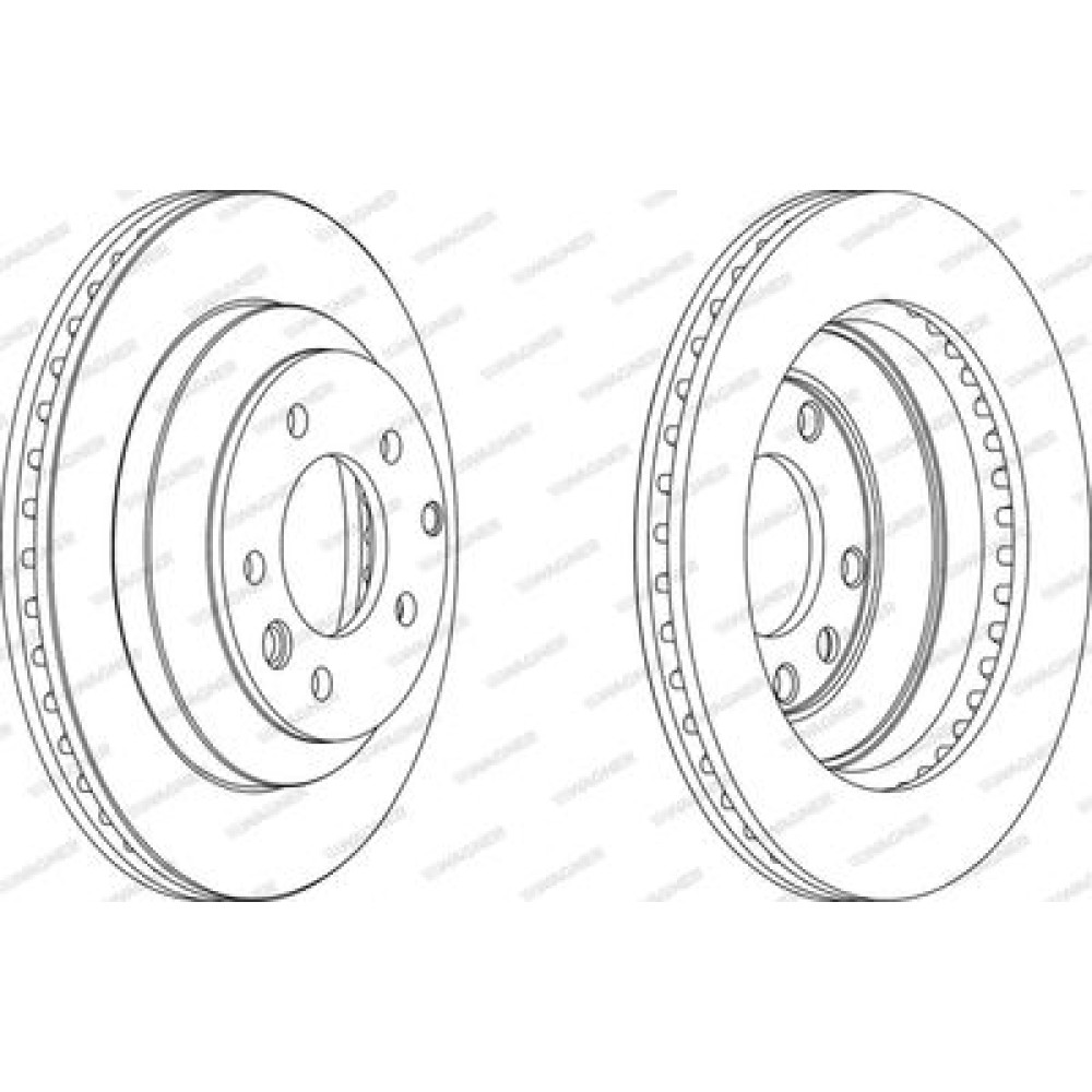 Гальмівний диск Wagner wgr15801