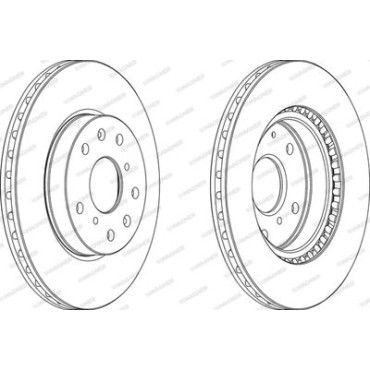 Гальмівний диск Wagner wgr16201