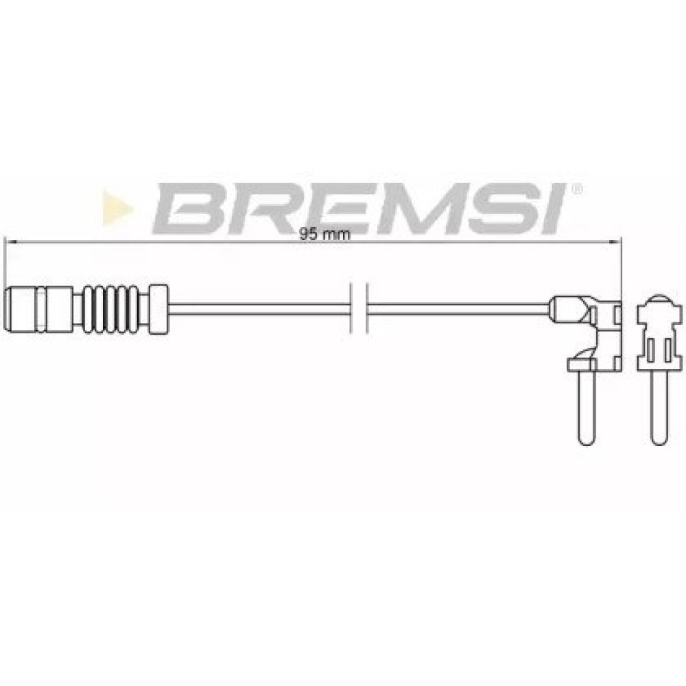 Датчик гальмівних колодок BREMSI wi0501