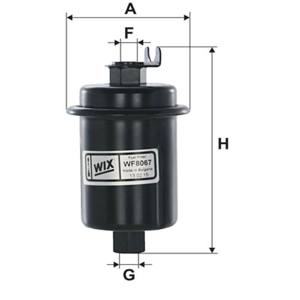 Фільтр палива WIX wf8067