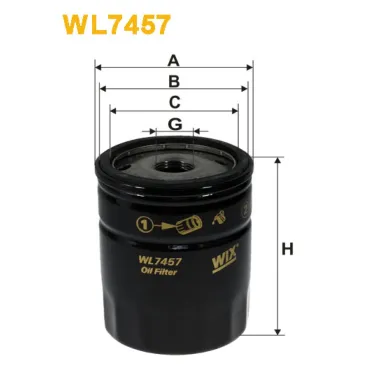 Оливний фільтр WIX wl7457