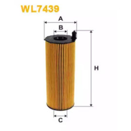 Фильтр масла WIX wl7439