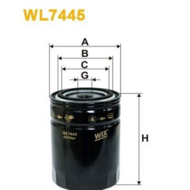 Фильтр масляный WIX wl7445