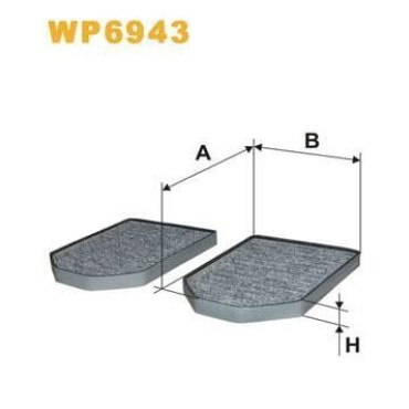 Фильтр салона WIX wp6943