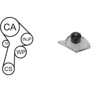 Комплект ремня ГРМ AIRTEX wpk165701