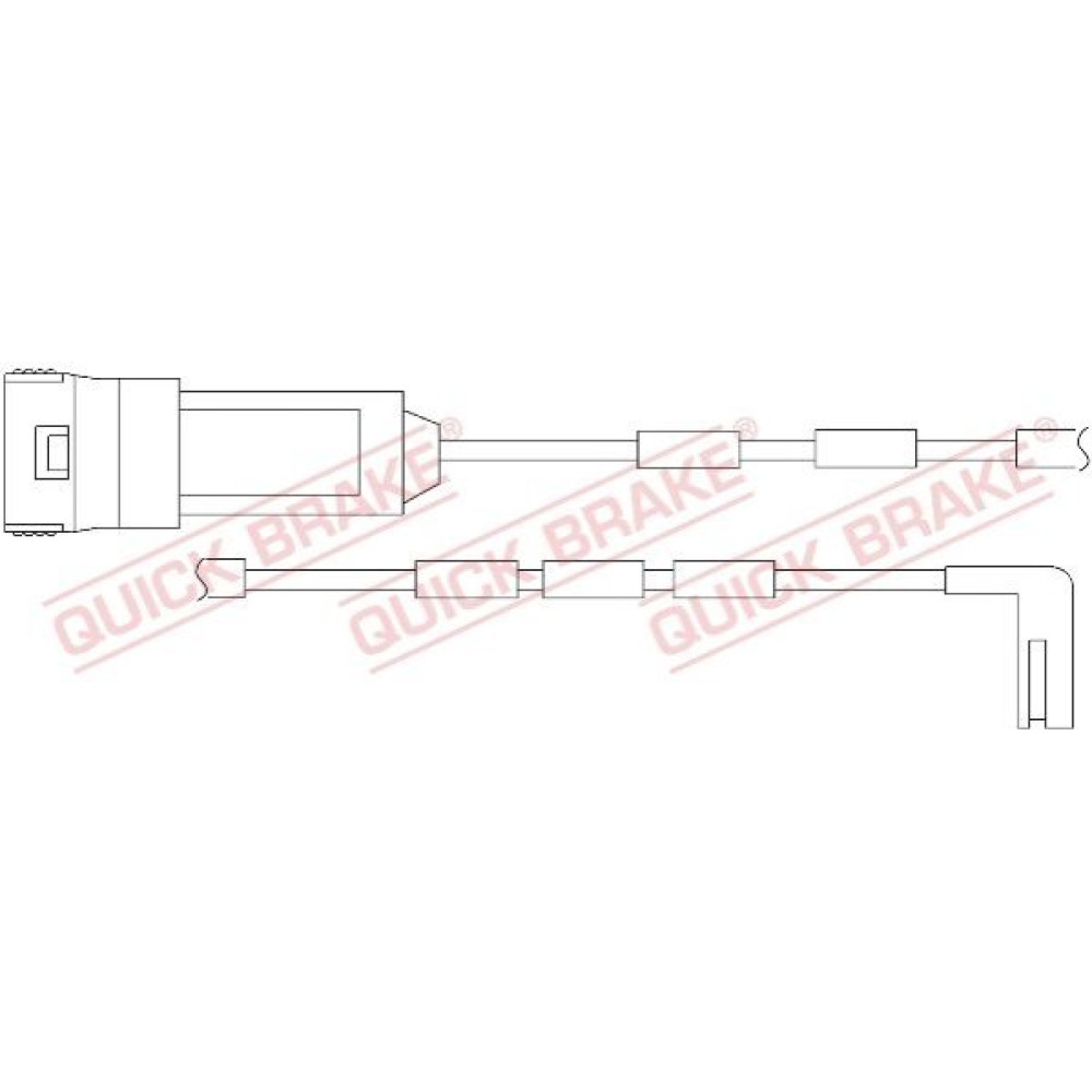 Датчик износа тормозных круг QUICK BRAKE ws0193a