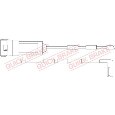 Датчик зносу гальмівних коло QUICK BRAKE ws0193a