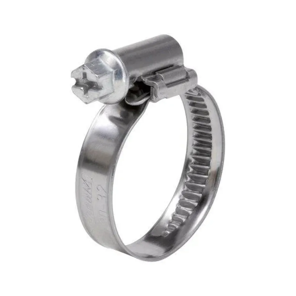 Хомут для шланга, металлический, DIN 3017, W7,5mm, WS6, 8-12mm, ZEBRA. WURTH 0539812