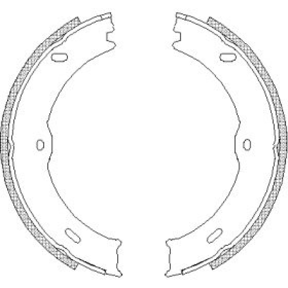 Колодки ручного гальма WOKING z474600