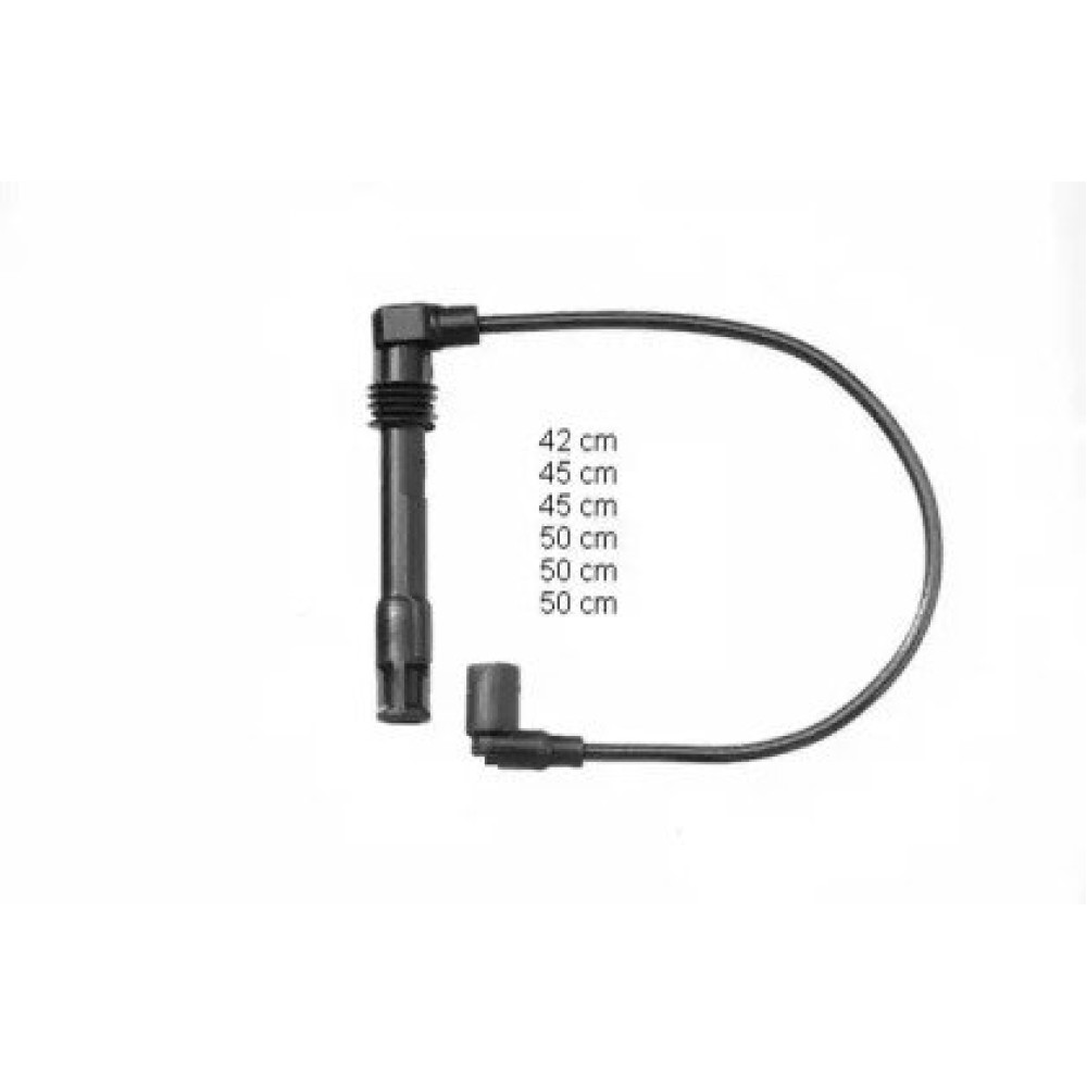 Комплект изолированных проводов для свечей зажигания Beru zef1219