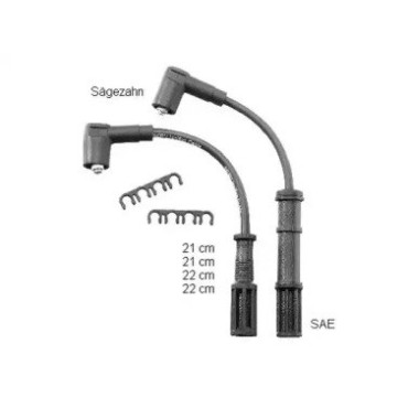 Комплект изолированных проводов для свечей зажигания Beru zef1598