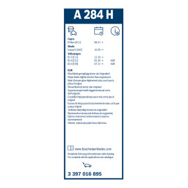 Щітка склоочисника з важелем задня BOSCH 3397016895