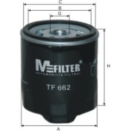 Фільтр оливний M-FILTER tf662